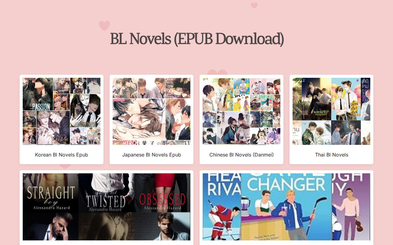 Korean Bl Novels Epub Download